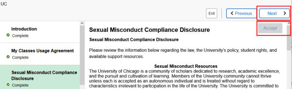 Sexual Misconduct Compliance Disclosure Example